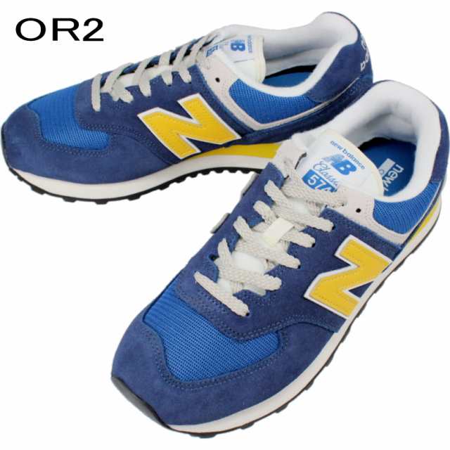 ニューバランス New balance スニーカー ML574 OR2(ブルー) OT2 ...